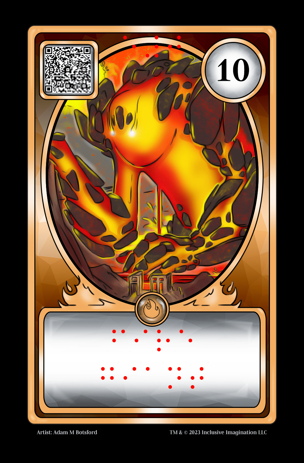 Sim Braille Card Overlay