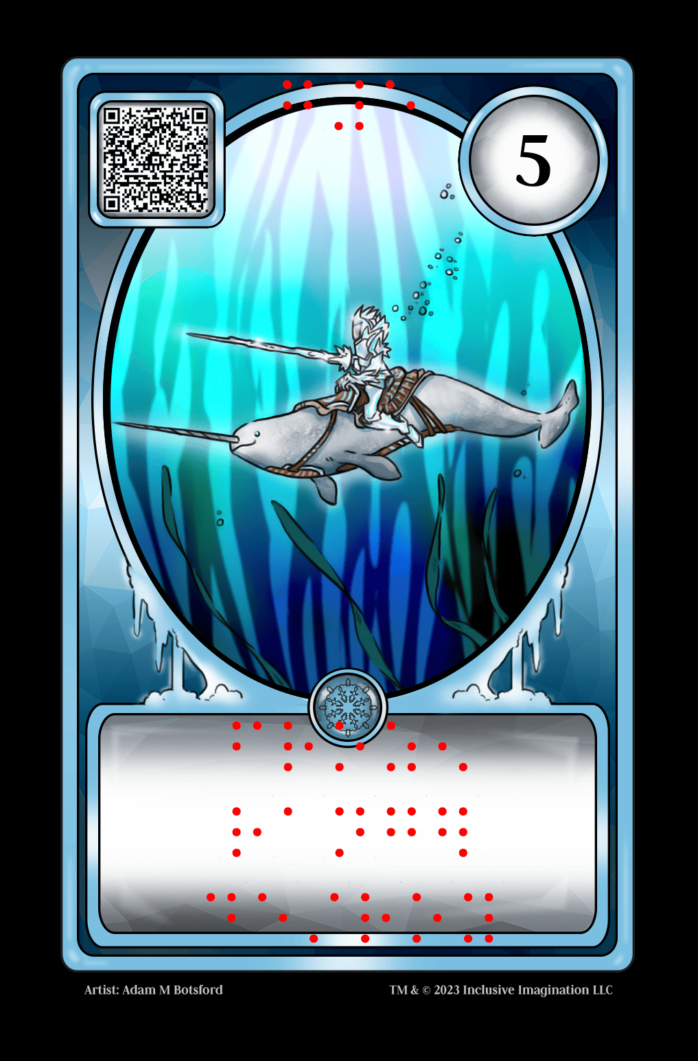 Sim Braille Card Overlay