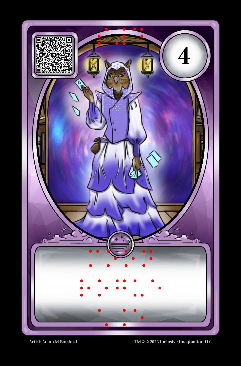 Sim Braille Card Overlay