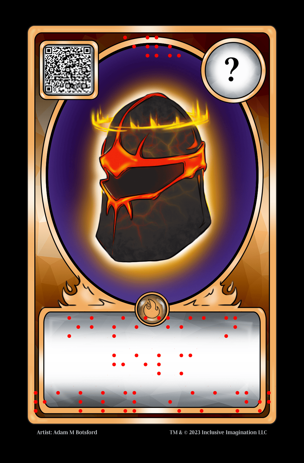 Sim Braille Card Overlay