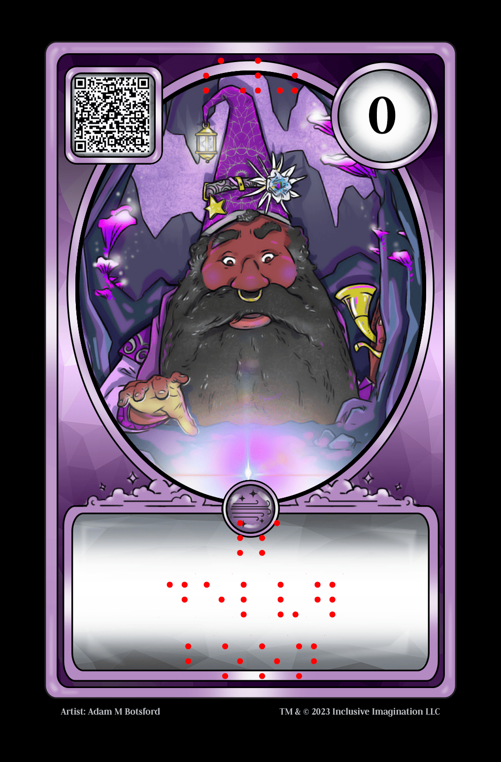 Sim Braille Card Overlay