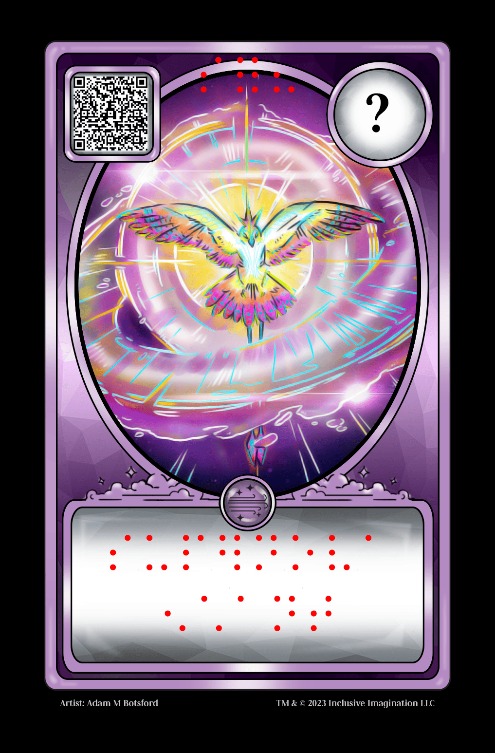 Sim Braille Card Overlay