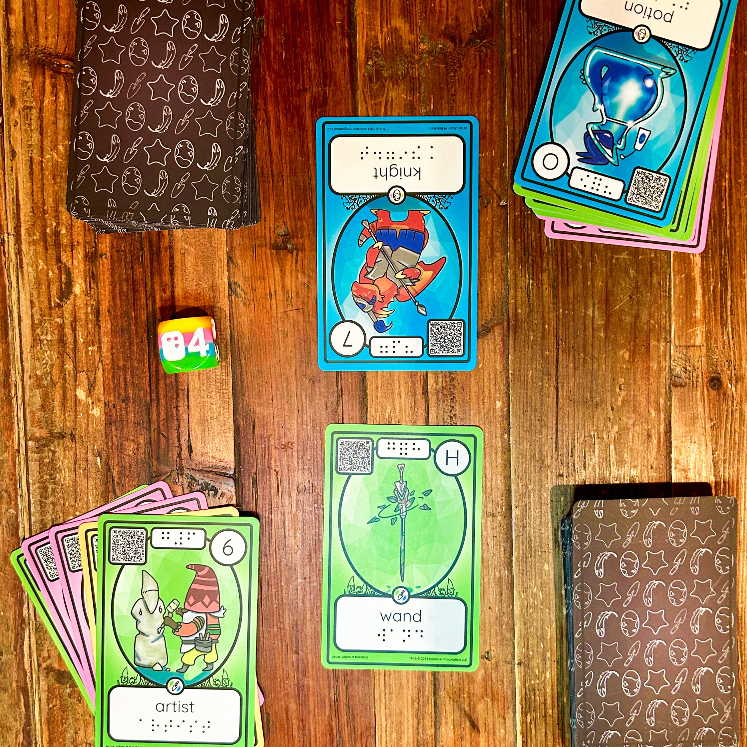 Sample 2 Player Battle Card Array