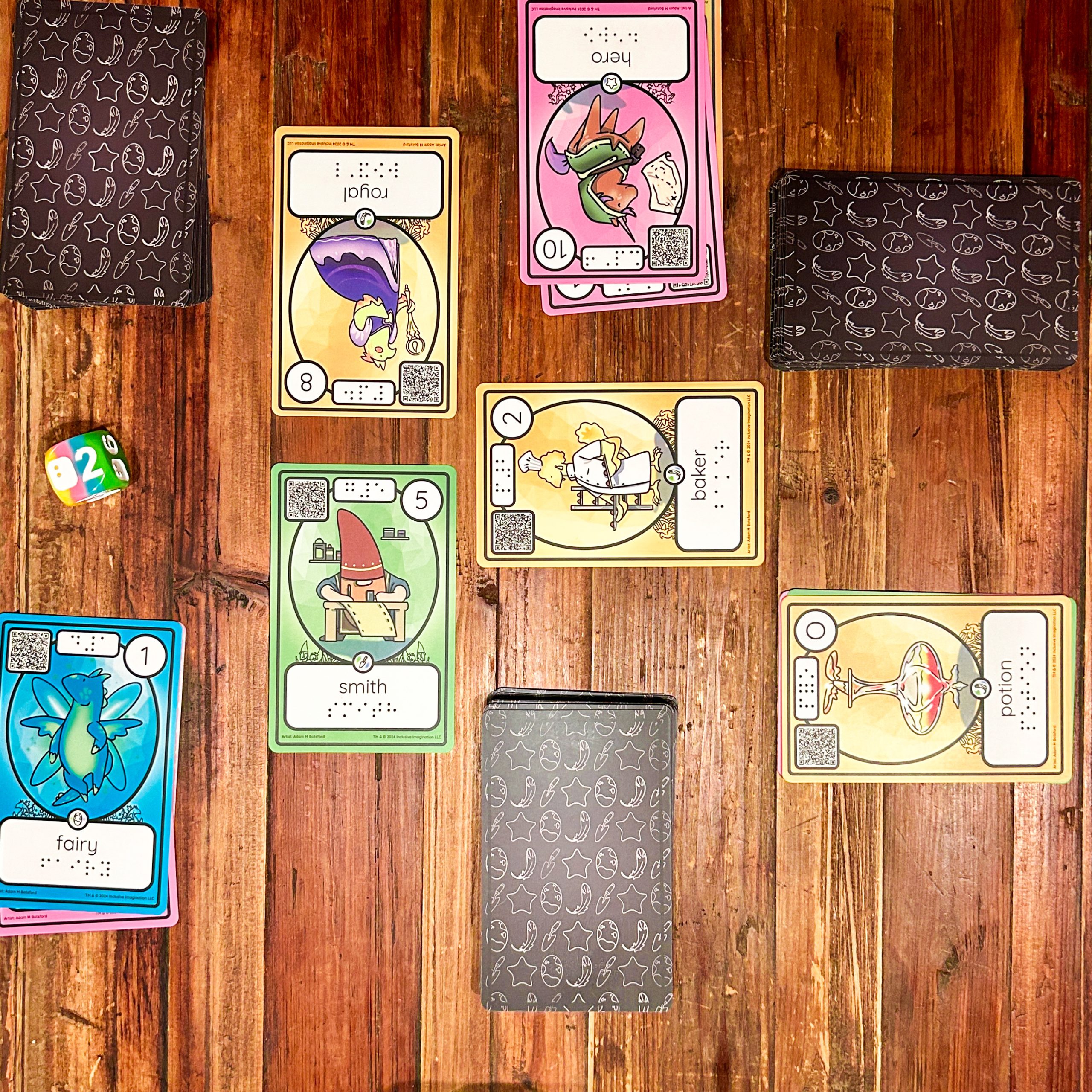 Sample 3 Player Card Array