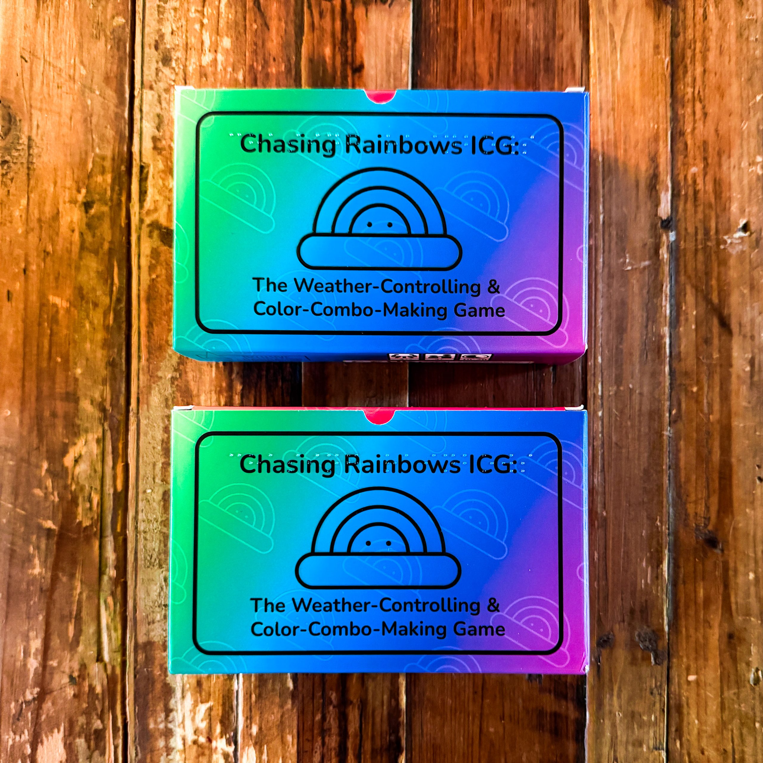 2 Chasing Rainbows Game Boxes