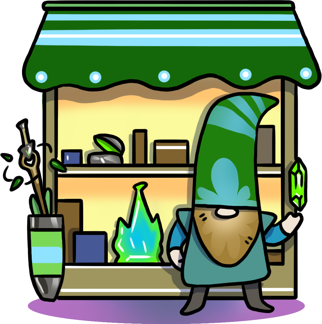 Gnome Trader Illustration