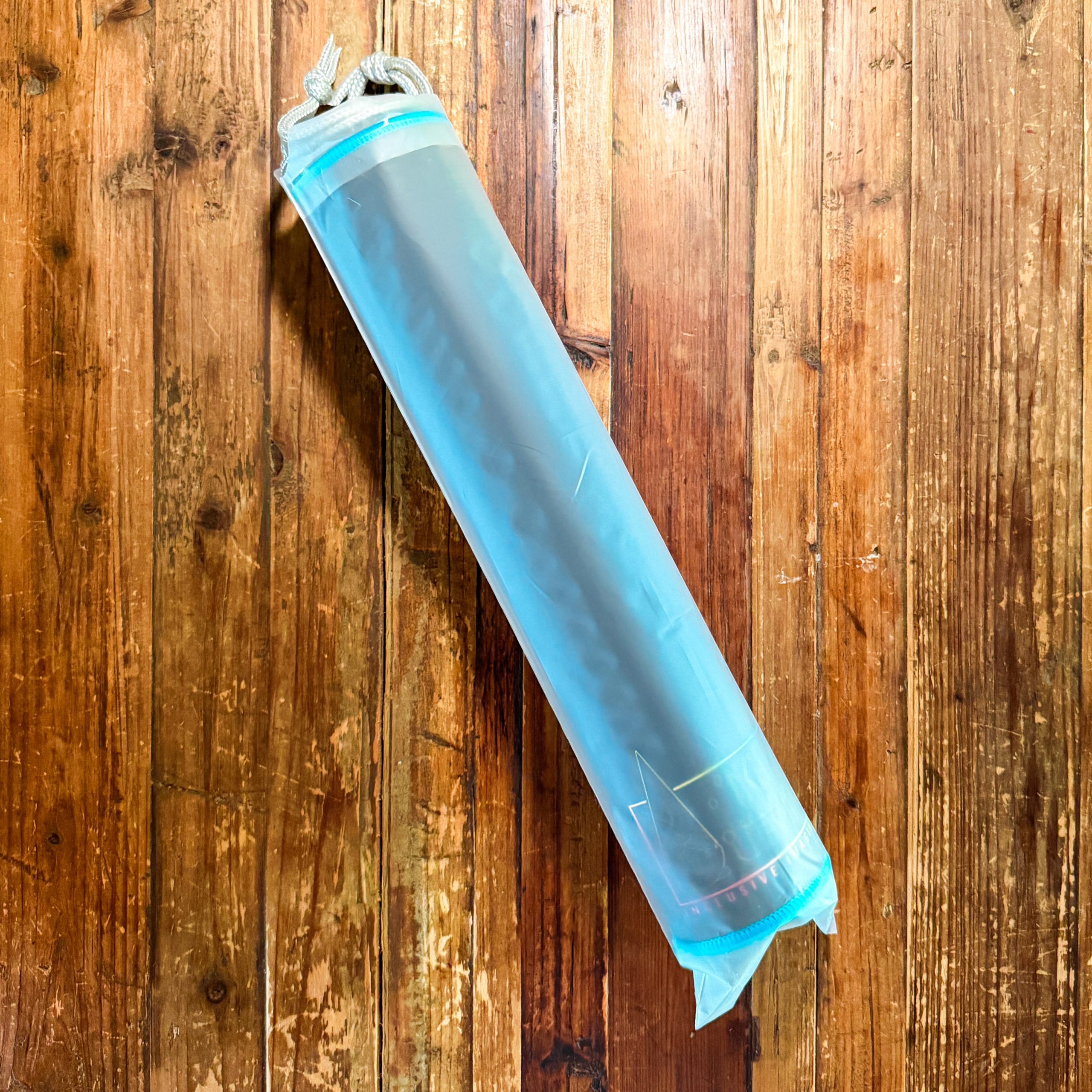 Rolled Blue Playmat in Plastic Carry Bag